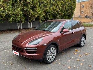 2011 Porsche Cayenne S Hybrid II (958), коричневый, 2350000 рублей, вид 2