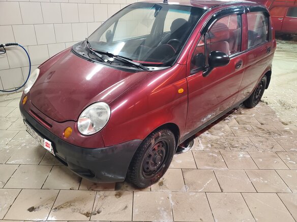 2008 Daewoo Matiz I Рестайлинг, пурпурный, 175000 рублей - вид 2
