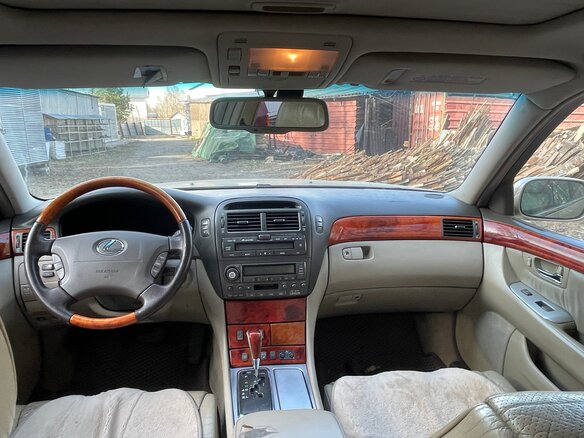 2002 Lexus LS 430 III, жёлтый, 1150000 рублей - вид 2