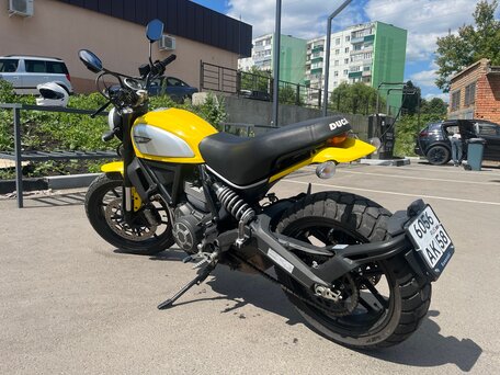 2016 Ducati Scrambler 800, жёлтый, 630000 рублей, вид 5