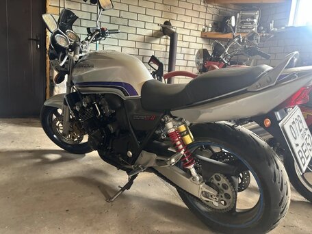 2002 Honda CB 400 Super Four, серебристый, 310000 рублей, вид 2