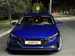 2021 Hyundai Elantra VII (CN7), синий, 1777000 рублей, вид 2