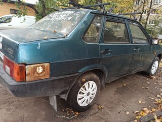 1997 Lada (ВАЗ) 21099, зелёный, 80000 рублей, вид 3
