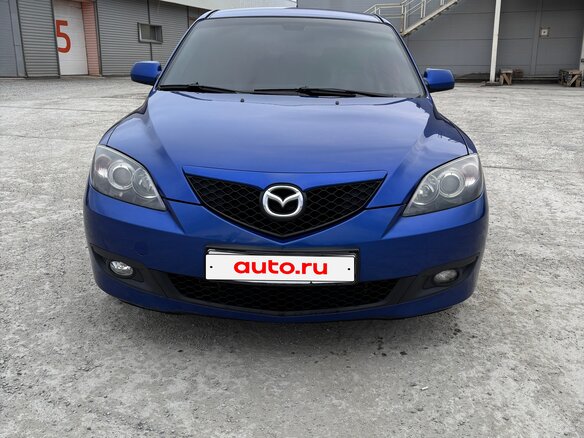 2008 Mazda 3 I (BK) Рестайлинг, синий, 600000 рублей - вид 6