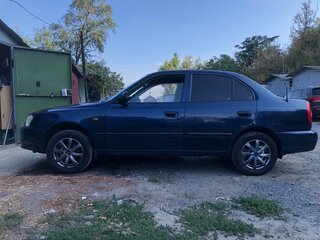 2007 Hyundai Accent ТагАЗ II, синий, 340000 рублей, вид 2