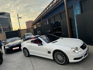 2002 Mercedes-Benz SL-Класс AMG 55 AMG II (R230), белый, 3000000 рублей, вид 3