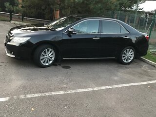 2014 Toyota Camry VII (XV50), чёрный, 1500000 рублей, вид 4