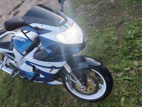 1997 Suzuki GSX-R 750, синий, 300000 рублей, вид 3