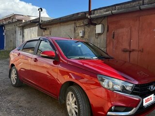 2016 Lada (ВАЗ) Vesta I, красный, 680000 рублей, вид 3