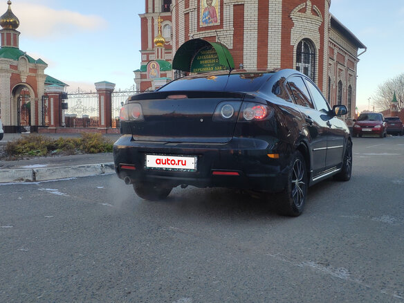 2008 Mazda 3 I (BK) Рестайлинг, чёрный, 750000 рублей - вид 4