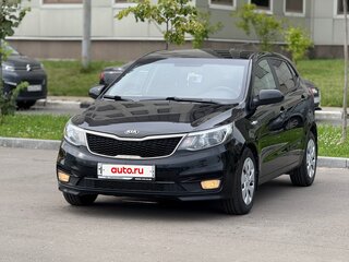 2017 Kia Rio III Рестайлинг, чёрный, 1000000 рублей, вид 2