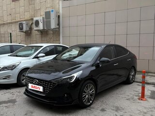 2021 Hyundai Solaris II Рестайлинг, чёрный, 1600000 рублей, вид 1