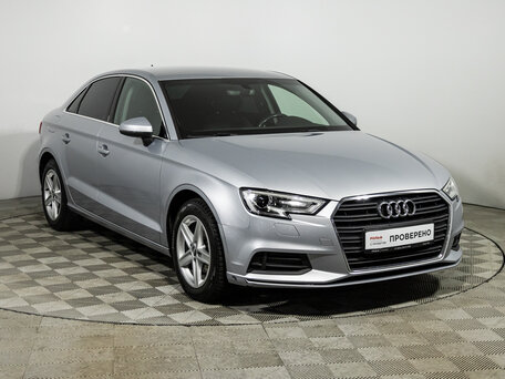 2019 Audi A3 III (8V) Рестайлинг, серебристый, 2099700 рублей, вид 3
