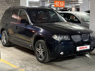 2007 BMW X3 30d I (E83) Рестайлинг, синий, 1350000 рублей, вид 4