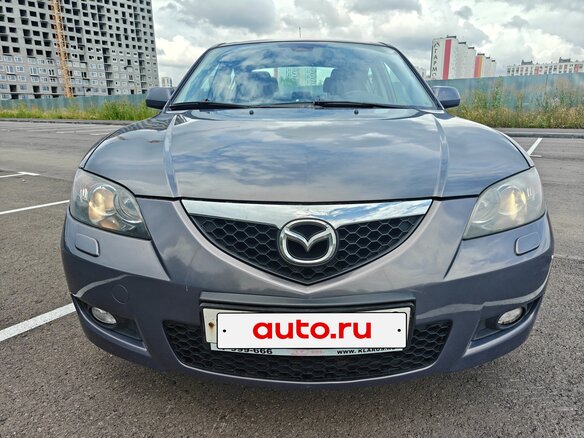 2008 Mazda 3 4-speed I (BK) Рестайлинг, серый, 830000 рублей - вид 2