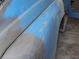 1954 ГАЗ М-20 «Победа», голубой, 300000 рублей, вид 5