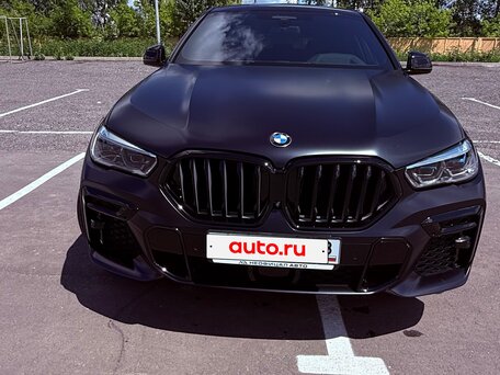 2022 BMW X6 40i III (G06), синий, 10000000 рублей, вид 4