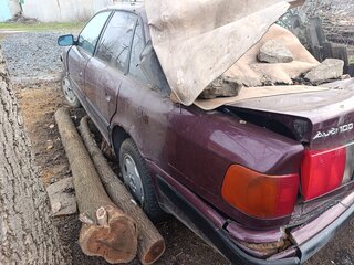 1993 Audi 100 IV (C4), серый, 100000 рублей, вид 4