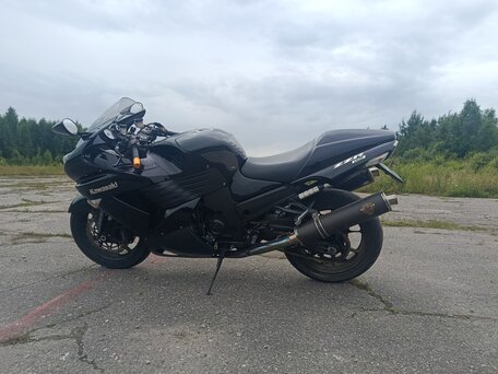 2007 Kawasaki ZZR 1400, чёрный, 540000 рублей, вид 5