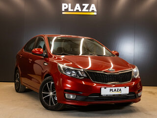 2017 Kia Rio III Рестайлинг, красный, 950000 рублей, вид 2