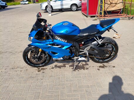 2005 Yamaha YZF-R6, синий, 650000 рублей, вид 1