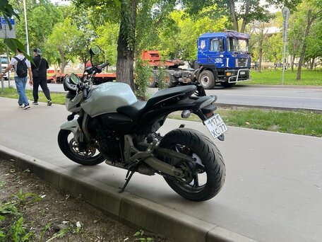 2008 Honda CB 600F Hornet, белый, 490000 рублей, вид 4