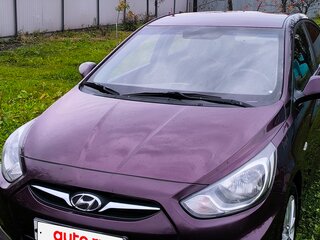 2012 Hyundai Solaris I, фиолетовый, 850000 рублей, вид 2
