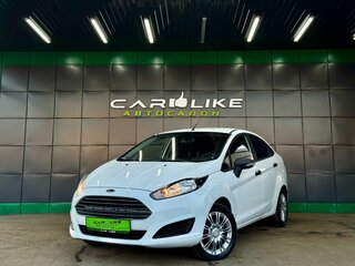 2016 Ford Fiesta Mk6 Рестайлинг, белый, 649000 рублей, вид 2