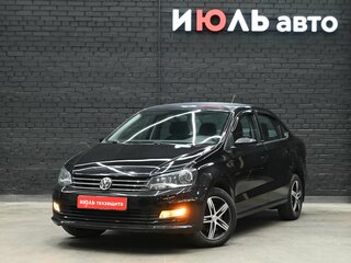 2017 Volkswagen Polo V Рестайлинг, чёрный, 1070000 рублей, вид 1