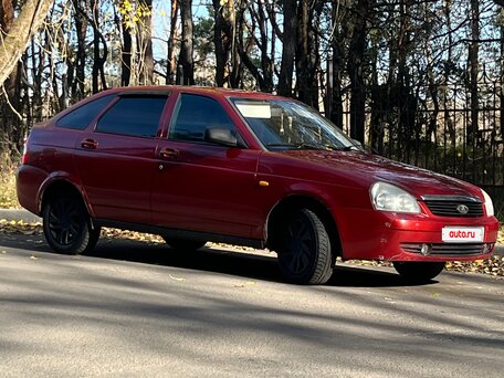 2008 Lada (ВАЗ) Priora I, красный, 215000 рублей, вид 4