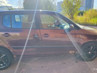 2009 Skoda Fabia II, пурпурный, 420000 рублей, вид 5