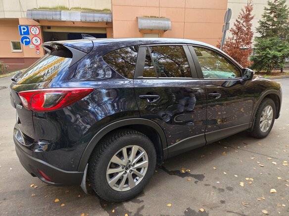 2015 Mazda CX-5 I Рестайлинг, синий, 2200000 рублей - вид 9