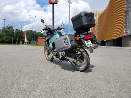 1992 Honda XL600V Transalp, зелёный, 280000 рублей, вид 5