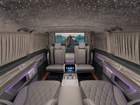 2025 Mercedes-Benz V-Класс Extra Long 300 d экстра длинный III (W447) Рестайлинг 2, чёрный, 29500000 рублей, вид 4