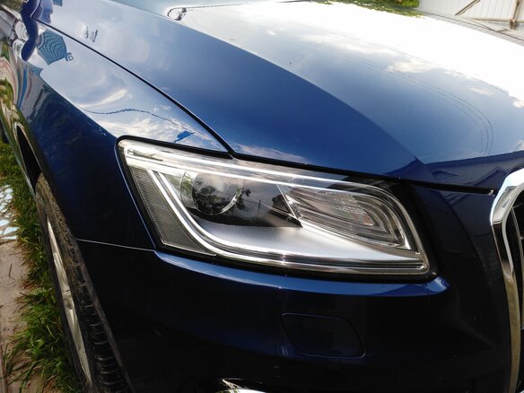 2013 Audi Q5 I (8R) Рестайлинг, синий, 2200000 рублей - вид 8