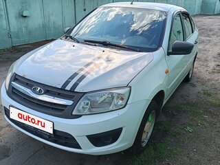 2016 Lada (ВАЗ) Granta I, белый, 310000 рублей, вид 1