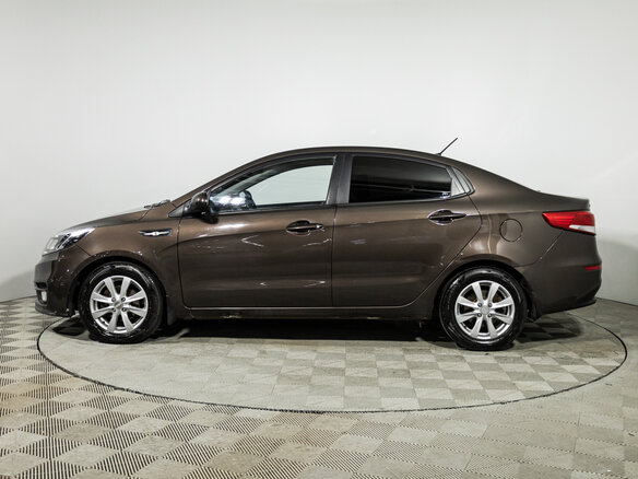 2015 Kia Rio III Рестайлинг, коричневый, 849585 рублей - вид 7