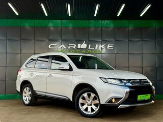 2015 Mitsubishi Outlander III Рестайлинг 2, белый, 1649000 рублей, вид 1