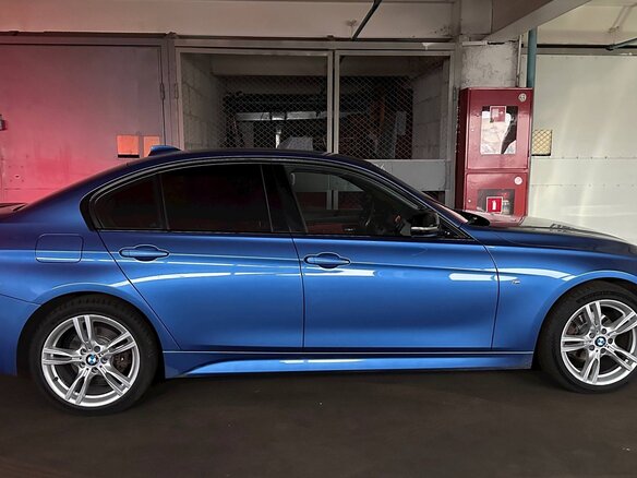 2016 BMW 3 серии 320i xDrive VI (F3x) Рестайлинг, синий - вид 1