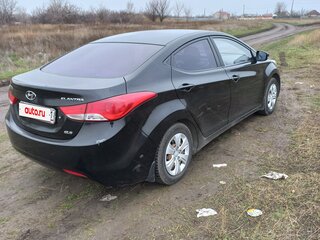 2012 Hyundai Elantra V (MD), чёрный, 1200000 рублей, вид 3