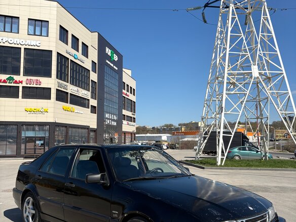 1995 Saab 9000 I Рестайлинг, чёрный - вид 1