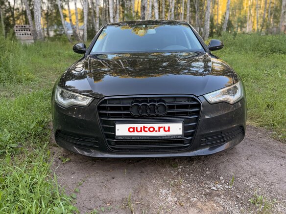 2013 Audi A6 IV (C7), чёрный, 1390000 рублей