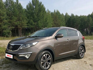2010 Kia Sportage III, коричневый, 1190000 рублей, вид 1