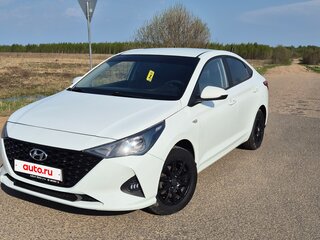 2020 Hyundai Solaris II Рестайлинг, белый, 1400000 рублей, вид 1