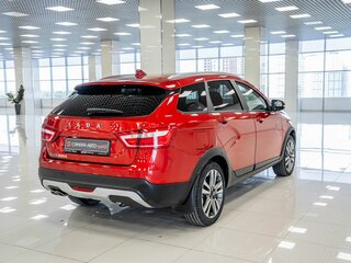 2018 Lada (ВАЗ) Vesta SW Cross I, красный, 968000 рублей, вид 2
