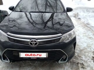2016 Toyota Camry VII (XV50) Рестайлинг, чёрный, 1400000 рублей, вид 1