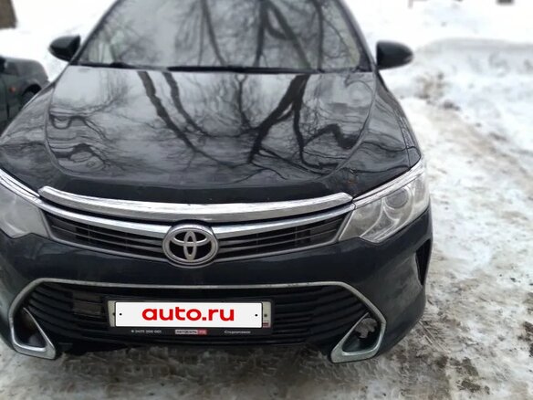 2016 Toyota Camry VII (XV50) Рестайлинг, чёрный, 1500000 рублей