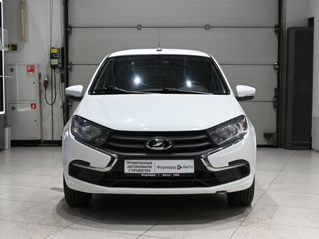 2021 Lada (ВАЗ) Granta I Рестайлинг, белый, 660000 рублей, вид 2