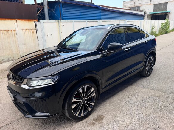 2022 Geely Tugella I Рестайлинг, чёрный - вид 3
