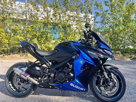 2021 Suzuki GSX-S 1000 F, синий, 1150000 рублей, вид 2